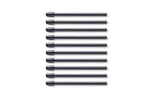 Wacom ACK22211 - Kit de 10 Puntas estándar para Pro Pen 2, Color Negro