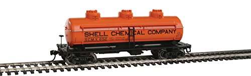 Walthers Escala H0-3-Dome Coche Tanque Shell Chemical Co. Scmx