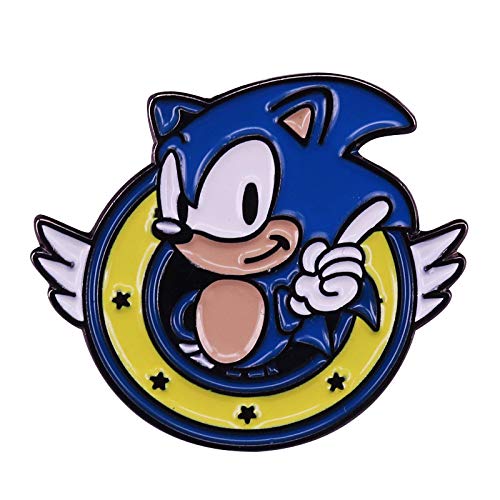 wangk Juego Sonic The Hedgehog Pin Mujeres Insignia Mochila Collar Lapel Pin Joyería Joyería Regalos wangk Juego Sonic The Hedgehog Pin Mujeres Insignia Mochila Collar Lapel Pin Joyería Joyería Regalos