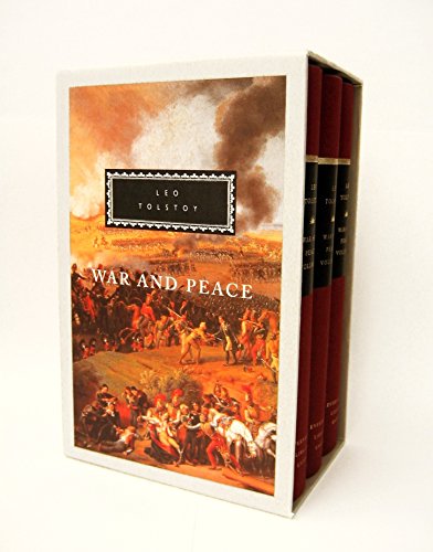 War and Peace: 3-Volume Boxed Set (Everyman's Library)