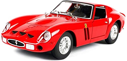 WASHULI Modelo de Coche 1:24 Ferrari 250 GTO de simulación estática de fundición a presión de aleación de Zinc Colección Niño Decoración de Coches de Juguete Modelo de Coche de 18 x 8 x 5cm