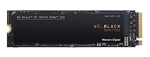 WD Black SN750 SSD interno NVMe para gaming de alto rendimiento, 1 TB