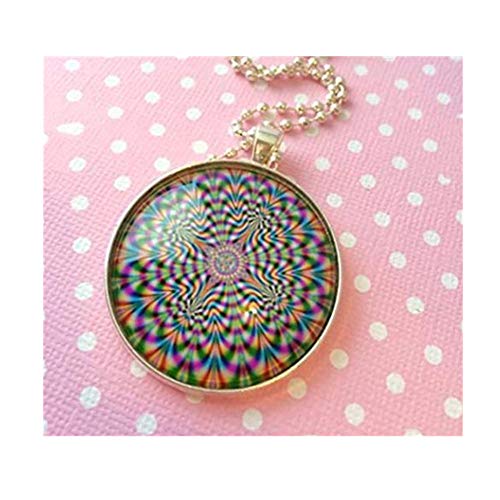 we are Forever family Arco iris Jewelry – Colgante de Trance ilusión collar – Hypnotist colgante we are Forever family Arco iris Jewelry – Colgante de Trance ilusión collar – Hypnotist colgante