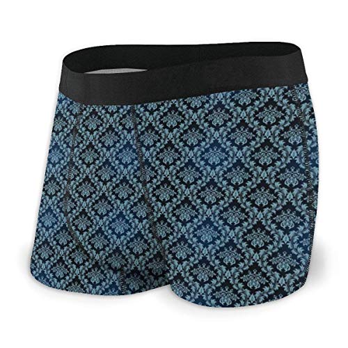 Web--ster Calzoncillos bóxer para Hombres, Antiguo y Antiguo florecimiento en Estilo Adornado Inspiraciones de Arte Veneciano Barroco Rico Talla XL Web--ster Calzoncillos bóxer para Hombres, Antiguo y Antiguo florecimiento en Estilo Adornado Inspiraciones de Arte Veneciano Barroco Rico Talla XL