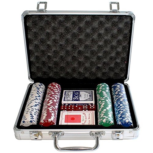 Weible Spiele 04740 - Maletín con fichas de póquer (200 unidades) [Importado de Alemania] , color/modelo surtido