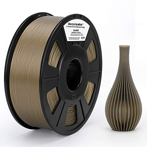 Weistek 1.75mm PLA Filament, filamento de impresora 3D, precisión dimensional +/- 0.03 mm, carrete 2.2 LBS (1 KG), filamento para impresoras 3D, azul azul