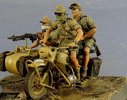 weizhang 1:35 3 Soldados de la Segunda Guerra Mundial (excepto motocicletas)