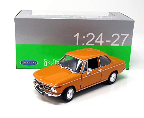 Welly 1968 BMW 2002ti 1/24 Scale Diecast Model Car Orange