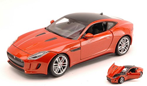 Welly WE4060OR Jaguar F-Type 2015 Metallic Orange 1:24 MODELLINO Die Cast Model Compatible con