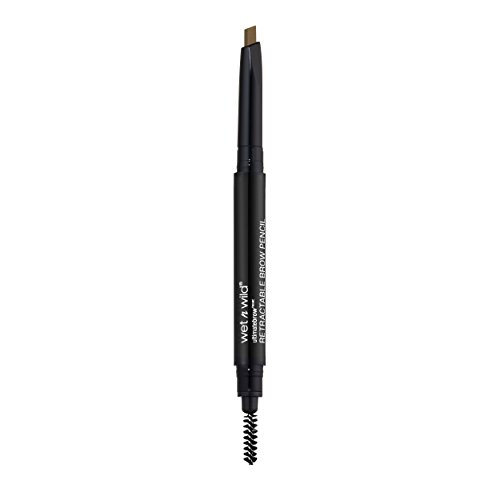 Wet n Wild - Ultimate Brow Retractable Pencil - Lápiz para Cejas Marrones - Retráctil, Ultrapreciso, con Punta de Lápiz Triangular, Pigmentado, Define Perfectamente - Ash Brown - 1 Unidad Wet n Wild - Ultimate Brow Retractable Pencil - Lápiz para Cejas Marrones - Retráctil, Ultrapreciso, con Punta de Lápiz Triangular, Pigmentado, Define Perfectamente - Ash Brown - 1 Unidad