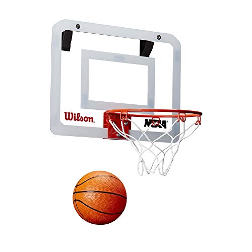Wilson WTBA00219 Minicanasta de Baloncesto NCAA Showcase Pelota incluida con Soporte para Puerta, Unisex-Adult, Transparente, 38 x 28 cm Wilson WTBA00219 Minicanasta de Baloncesto NCAA Showcase Pelota incluida con Soporte para Puerta, Unisex-Adult, Transparente, 38 x 28 cm