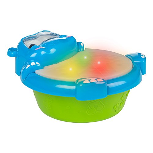 Winfun - Hipopótamo & tambor con luces y sonidos (ColorBaby 44536)