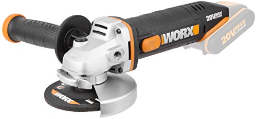 Worx WX800.9 - Amoladora angular radial 115mm 20V, 8600RPM, 1 disco de corte metal, 20 V Worx WX800.9 - Amoladora angular radial 115mm 20V, 8600RPM, 1 disco de corte metal, 20 V
