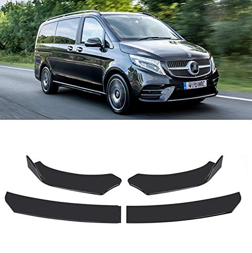 Wven Separador de Parachoques Delantero para Coche, Spoiler Difusor Alerón Labio Protector para Mercedes - Benz V Class 200 220 250 300 200 2014-2021,Round Head