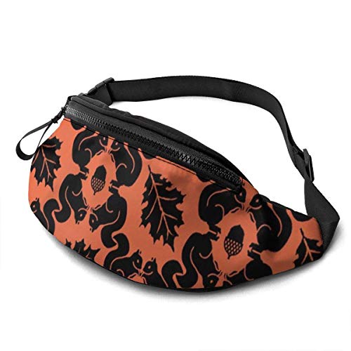 XCNGG Bolso de la cintura del ocio bolso que acampa bolso del montañismo Red Print Fanny Packs for Women and Men Waist Bag Adjustable Belt for Outdoors Workout,Traveling,Casual Running,Hiking,Cycling,