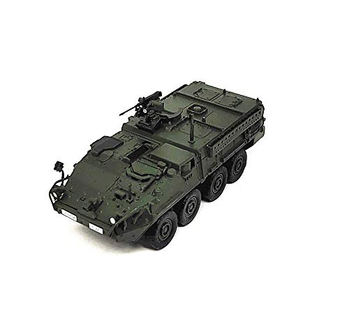 XHH Modelo de Combate a Escala 1/72, Militar alemán M1126 Stryker, vehículo blindado de infantería de 8 Rondas, Regalos para Adultos, 3.9 Pulgadas x 1.6 Pulgadas (Juego de decoración de Escritorio)