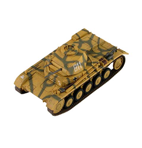 XHH Modelo de Tanque Modelo de Tanque Militar, Escala 1/72 Panzer II alemán Ausf F 6Th Pz DIV Zitadelle 1943 Modelo de plástico, Juguetes y Regalos, 2.6 Pulgadas x 1.2 Pulgadas