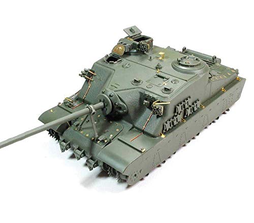 XHH Tank Military Tank Puzzle Model Kits, 1/35 Scale British A39 Land Cruiser Heavy Assault Tank Jigsaw Model, Juguetes para niños (Juego de decoración de Escritorio)