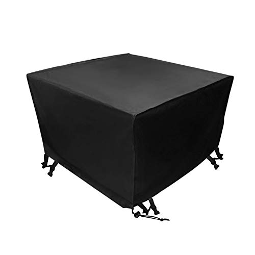 Xiliy Funda para Muebles de Jardín Impermeable Funda para Mesa para Mobiliario de Exterior Mesa (123 x 123 x 74 cm )