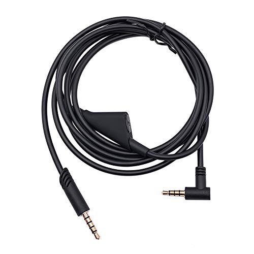 Xingsiyue Cable de Repuesto para Auriculares con Cable Astro A10 / A40 / A30 / A50 / Logitech G233 / G433, Audio Inline Línea Muda, 2 m / 6.6 pies