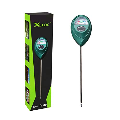 XLUX T10 Capteur d’humidité du sol, hydromètre pour le jardinage, l'Agriculture, ne nécessite pas de piles