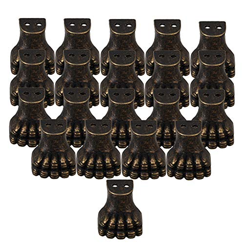Yibuy Inic - Caja de Almacenamiento para Joyas (Aleación de Bronce, Decoración de Esquina), 50Piece Yibuy Inic - Caja de Almacenamiento para Joyas (Aleación de Bronce, Decoración de Esquina), 50Piece