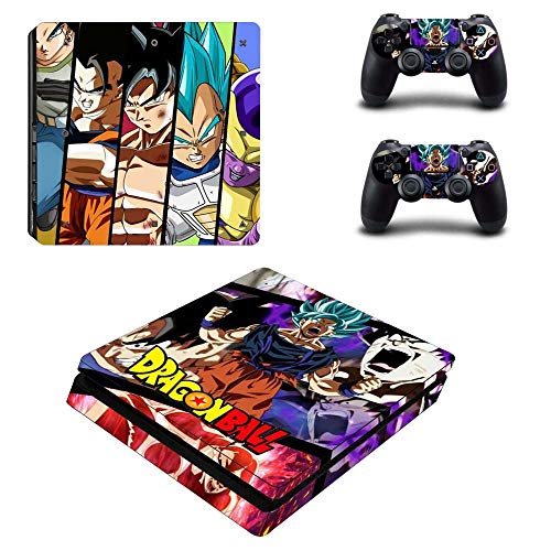 YISHO PS4 Slim Stickers Skin For Playstation 4 Play Station 4 Slim Console and Controller Skins Vinilo Sticker (YSP4S-3375)