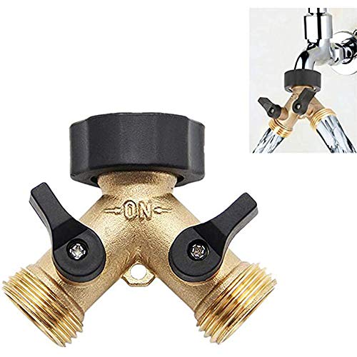 Ylinwtech 1 Pieza Distribuidor de 2 vías de latón de 3/4 Pulgadas,Conectores de Grifo de Manguera de Latón,Grifos y Válvulas en Forma de Y para Grifos de Jardín,Cochera,Cocina Ylinwtech 1 Pieza Distribuidor de 2 vías de latón de 3/4 Pulgadas,Conectores de Grifo de Manguera de Latón,Grifos y Válvulas en Forma de Y para Grifos de Jardín,Cochera,Cocina