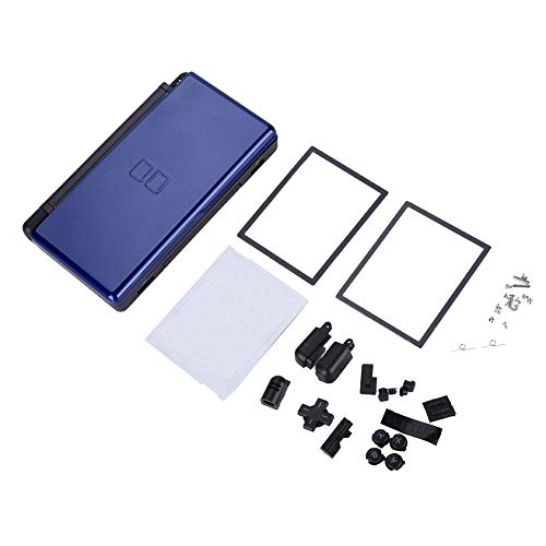 Ymiko Piezas de reparación Completas para la Carcasa de la Carcasa del Kit de reemplazo de Nintendo DS Lite(Azul)