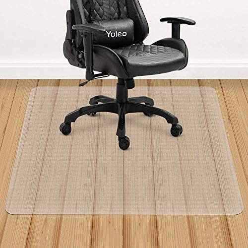 YOLEO Alfombrilla Transparente para Silla para Suelos Duros, Antideslizante, Material PVC-90x120 cm YOLEO Alfombrilla Transparente para Silla para Suelos Duros, Antideslizante, Material PVC-90x120 cm