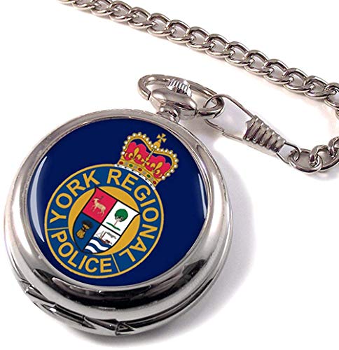 York Regional Policía (Canadá) Reloj Bolsillo Hunter Completo