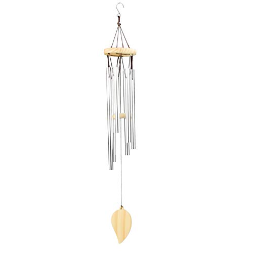 Zaleonline Campanas de Viento Wind Chimes para Jardín Carillón de Viento 6 Tubos 60 cm de Largo Aprox Carrillón para Jardín