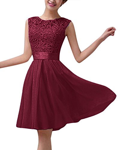 ZANZEA Mujer Vestido Encaje Gasa Verano Sin Manga Elegante Vestidos de Cóctel Fiesta Cuello Redondo 03-Vino Rojo L ZANZEA Mujer Vestido Encaje Gasa Verano Sin Manga Elegante Vestidos de Cóctel Fiesta Cuello Redondo 03-Vino Rojo L