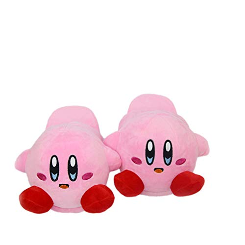 Zapatillas Anime Kirby's Dream Land Plush Home Zapatillas de algodón cálidas