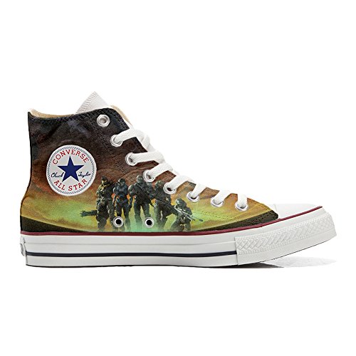 Zapatillas Deportivas Originales USA Personalizadas (Zapatos artesanales) soldadas en Guerra Multicolor Size: 44 EU Zapatillas Deportivas Originales USA Personalizadas (Zapatos artesanales) soldadas en Guerra Multicolor Size: 44 EU
