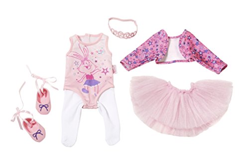 Zapf- Baby Born Boutique Deluxe Ballerina Set Traje de Baile Rosa, Color (825013)