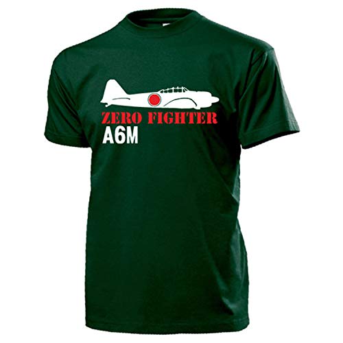 zero Fighter A6 M Japón Avión tipo nulo trägergestütztes Caza Avión WK Kaiser lich japonés Marino Aire Fuerzas Armadas – Camiseta # 17353 verde Medium zero Fighter A6 M Japón Avión tipo nulo trägergestütztes Caza Avión WK Kaiser lich japonés Marino Aire Fuerzas Armadas – Camiseta # 17353 verde Medium