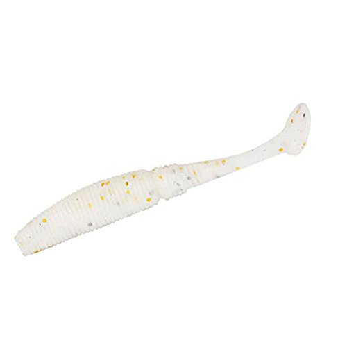 zhibeisai 15pcs / Set Luminoso Paddle Tail Suave Grubs 50mm 1g Glow Worm T Cola señuelo de Plantilla Cabeza señuelo Suave de la Pesca Bass Mandarín