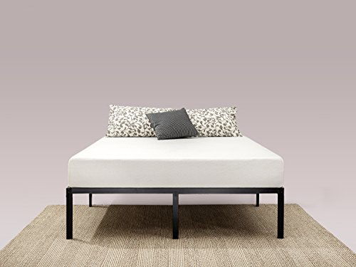 Zinus Bastidor clásico para cama de plataforma de metal con soporte de listones de acero Yelena de 35,6 cm, Base para colchón, Sin necesidad de usar un somier, Cama en caja, 150 x 190 cm