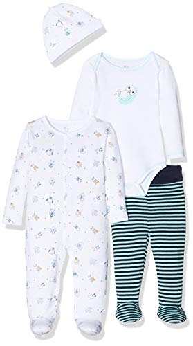 ZIPPY Conjunto 4 Piezas Bebe SS20 Juego de Pijama, Mixed, 3/6M para Bebés