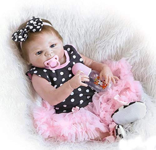 ZIYIUI 20 Pulgadas 50cm Realista Reborn Bebé Muñecas bebé Reborn niña Cuerpo Silicona Renacer Recién Nacido Hecho a Mano Dormido Niña Regalo de cumpleaños Juguetes para Mayores de 3 años ZIYIUI 20 Pulgadas 50cm Realista Reborn Bebé Muñecas bebé Reborn niña Cuerpo Silicona Renacer Recién Nacido Hecho a Mano Dormido Niña Regalo de cumpleaños Juguetes para Mayores de 3 años