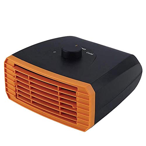 Z&LEI Calentador de automóvil portátil de 12V / 24V, calefacción rápida Defogger Fan de enfriamiento al Calor Calentador Calentador de Nieve Aire Acondicionado 15x16cm,Rojo