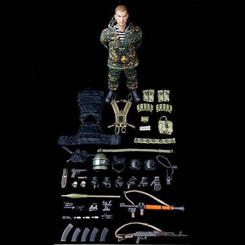 ZSMD 1/12 Figura de acción de Soldado Ruso Alfa Fuerzas Especiales de Granaderos Modelo de colección