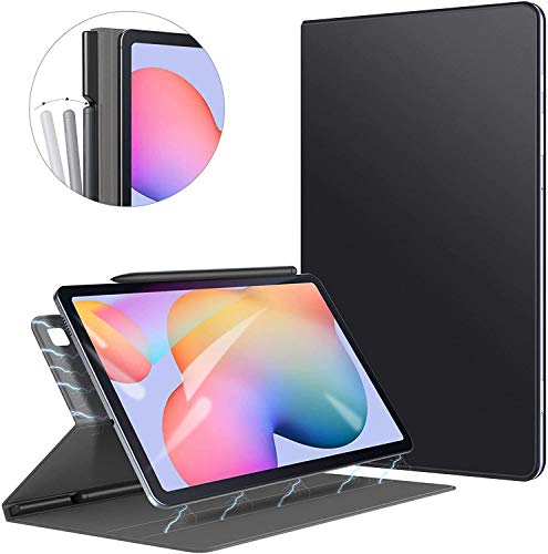 ZtotopCase Funda para Samsung Galaxy Tab S6 Lite 2020, Parte Posterior Magnética Inteligente Ultradelgada con Soporte Incorporado de Pencil, para Samsung Galaxy Tab S6 Lite 10.4 Pulgadas, Negro ZtotopCase Funda para Samsung Galaxy Tab S6 Lite 2020, Parte Posterior Magnética Inteligente Ultradelgada con Soporte Incorporado de Pencil, para Samsung Galaxy Tab S6 Lite 10.4 Pulgadas, Negro