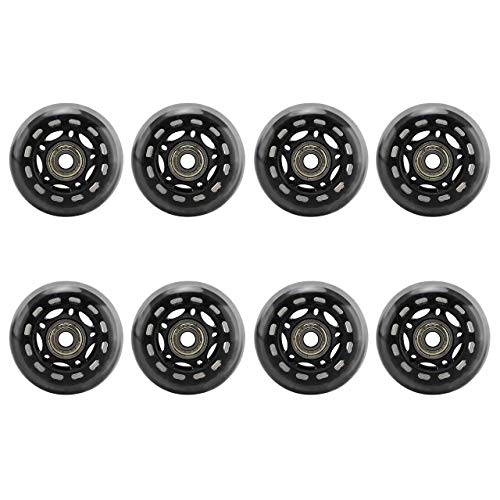Zunbo - Lote de 8 ruedas de rodillo, repuesto para accesorios de patinaje, 64 x 24 mm Zunbo - Lote de 8 ruedas de rodillo, repuesto para accesorios de patinaje, 64 x 24 mm