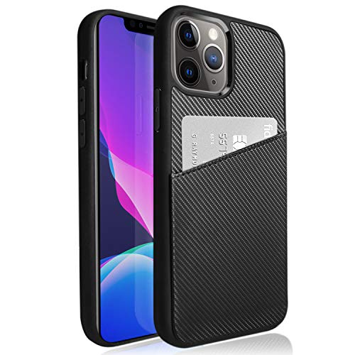Zuslab Compatible con Apple iPhone 12 Mini Funda Billetera 2020, Case Ranura para Tarjeta, Bolsillo Minimalista - Negro Carb¨®n Zuslab Compatible con Apple iPhone 12 Mini Funda Billetera 2020, Case Ranura para Tarjeta, Bolsillo Minimalista - Negro Carb¨®n