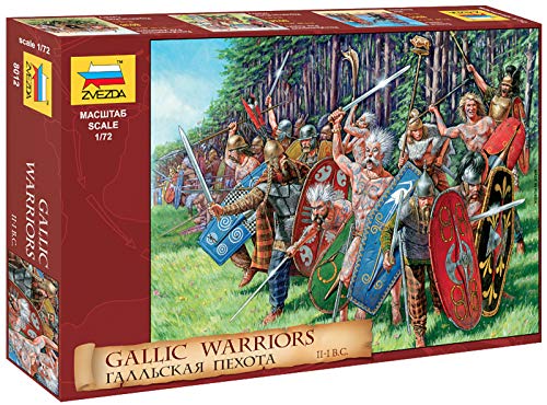 Zvezda 500788012 Gallic Infantry (WA) -Maqueta de plástico (Escala 1:72), Color carbón (8012)