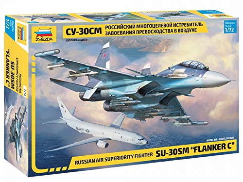 Zvezda 7314 500787314-1:72 Sukhoi SU-30 - Juego de construcción de maqueta para Principiantes (sin lacar)