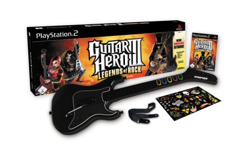 ZZ PS2 Game Guitar Hero 3 – Legends of Rock Bundle + Gitarre