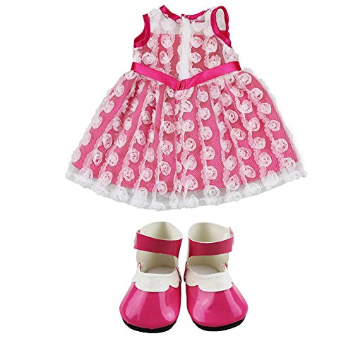 18 Pulgadas De Ropa Ropa De La Muñeca Hecha a Mano Precioso Vestido Con Zapatos De Traje De La Muñeca De 18 Pulgadas Muñecas 1set 18 Pulgadas De Ropa Ropa De La Muñeca Hecha a Mano Precioso Vestido Con Zapatos De Traje De La Muñeca De 18 Pulgadas Muñecas 1set